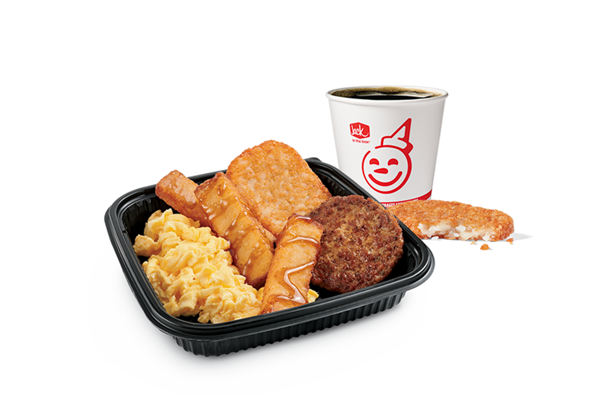 3Pc Classic French Toast Sticks Platter w/ Sausage Combo