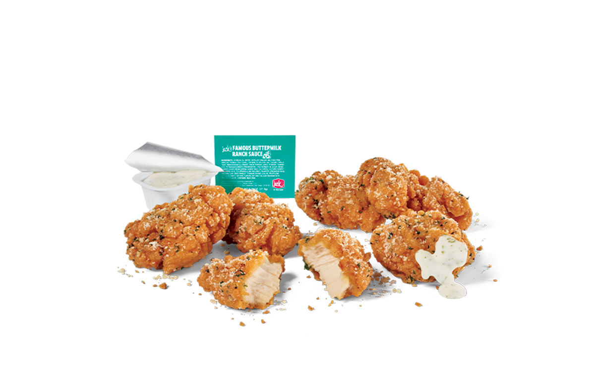 6Pc Garlic Parm Crispy Boneless Wings