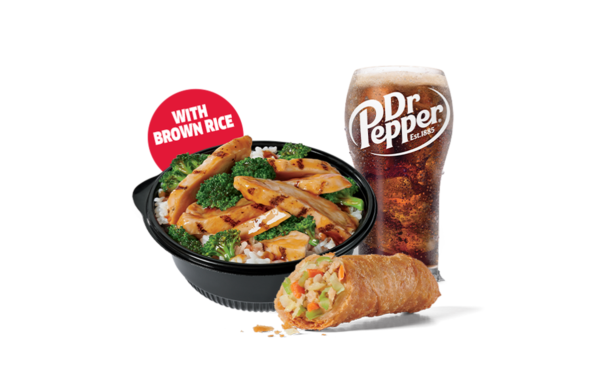 Chicken Teriyaki Bowl w/ Brown Rice Combo