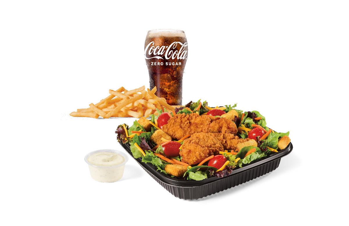 Garden Salad w/ Crispy Chicken Combo