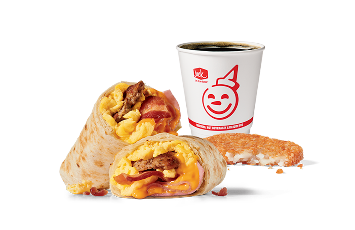 Meat Lovers Breakfast Burrito Combo