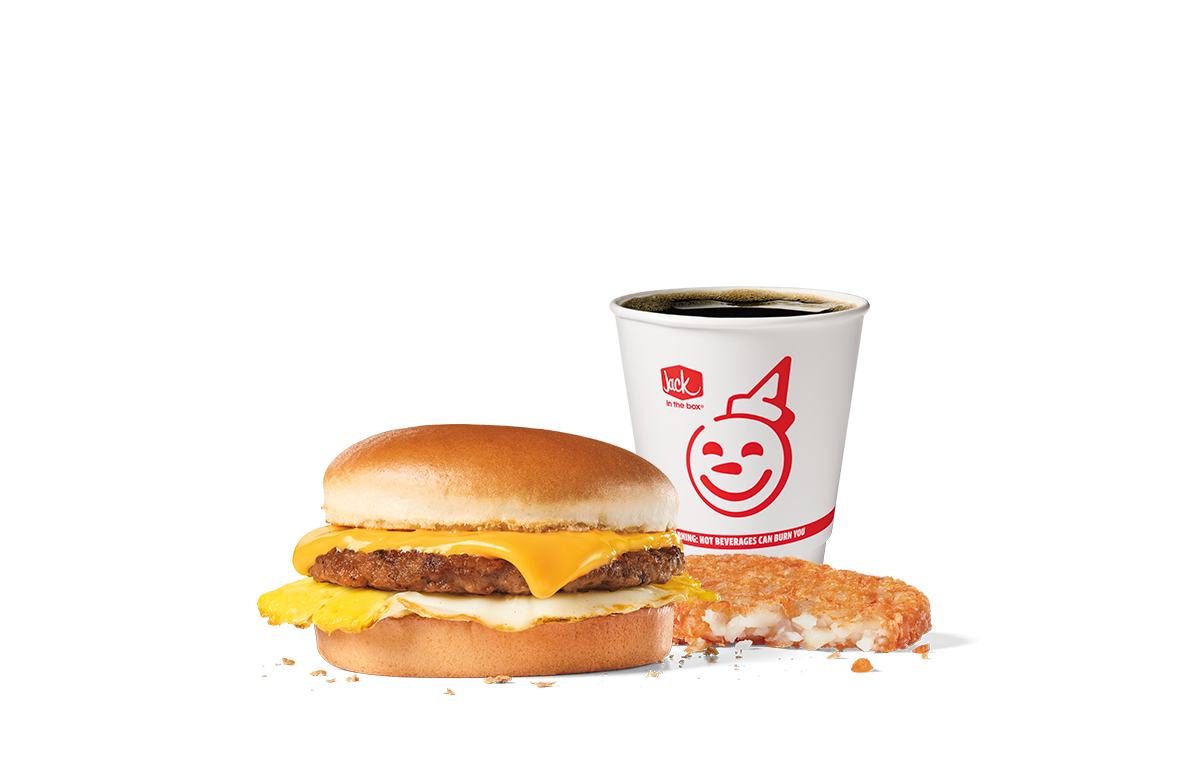 Sausage Breakfast Jack® Combo