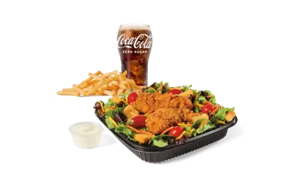 Garden Salad w/ Crispy Chicken Combo