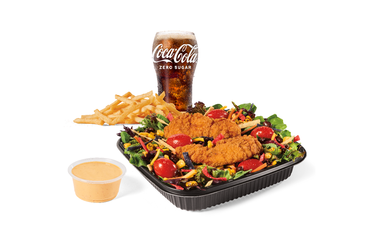 Southwest Salad w/ Crispy Chicken Combo